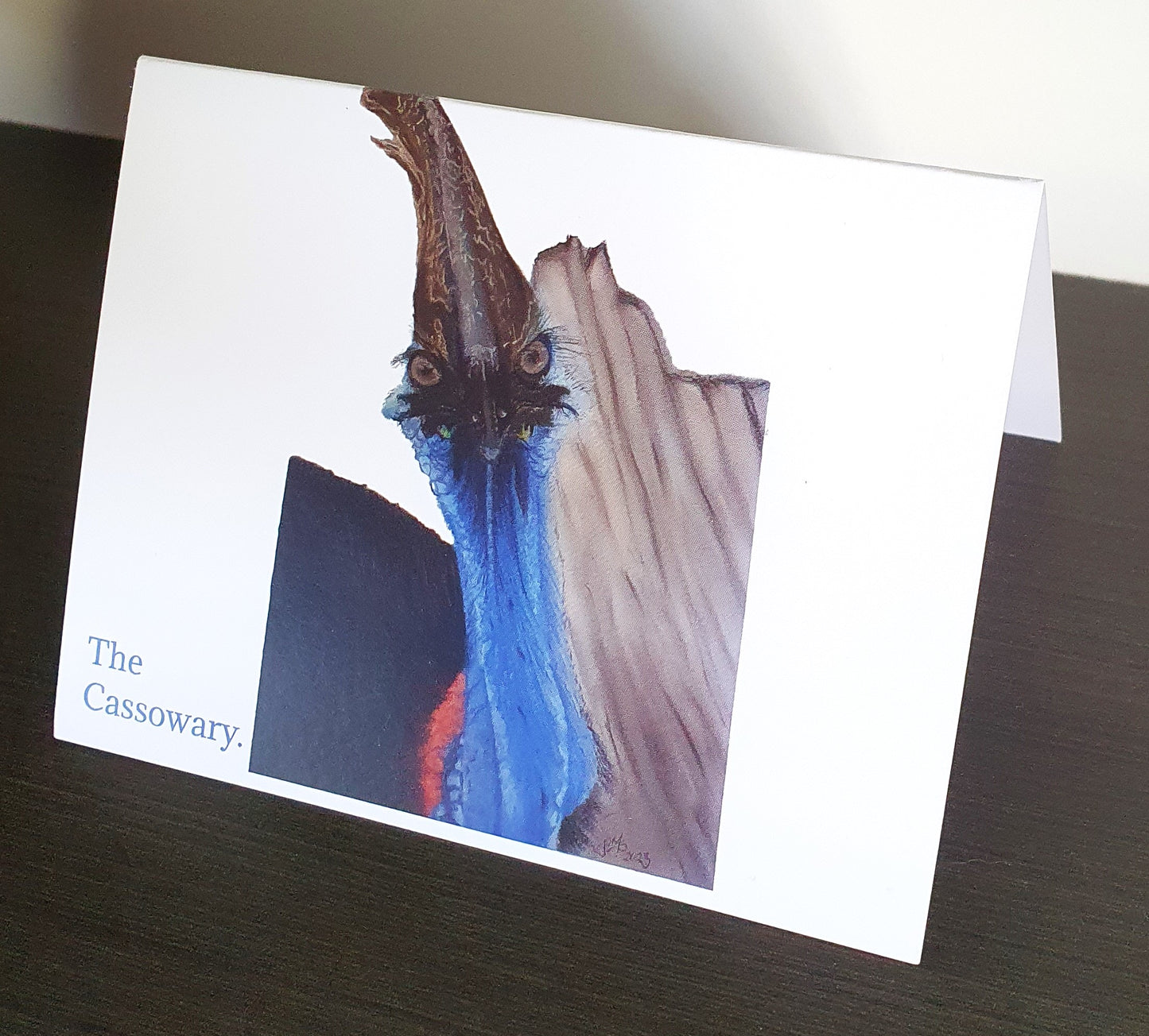 Animal Greeting Cards - The Cassowary - Printed Australian Animals