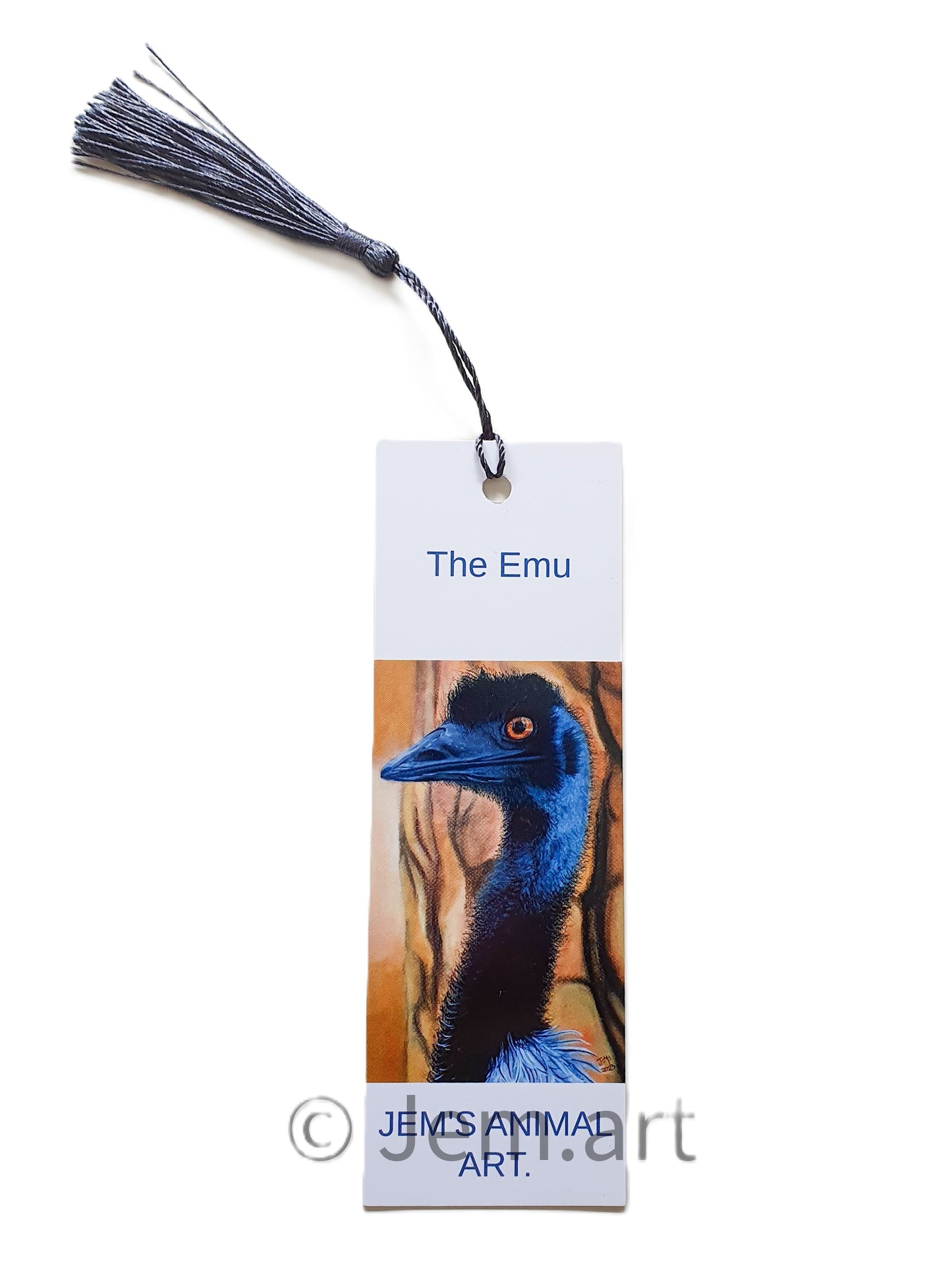 Animal Bookmarks - The Emu - Printed Australian Animals