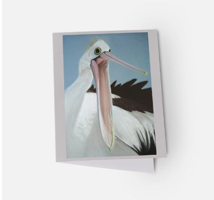Animal Greeting Card - The Pelican - Printed Australian Animals