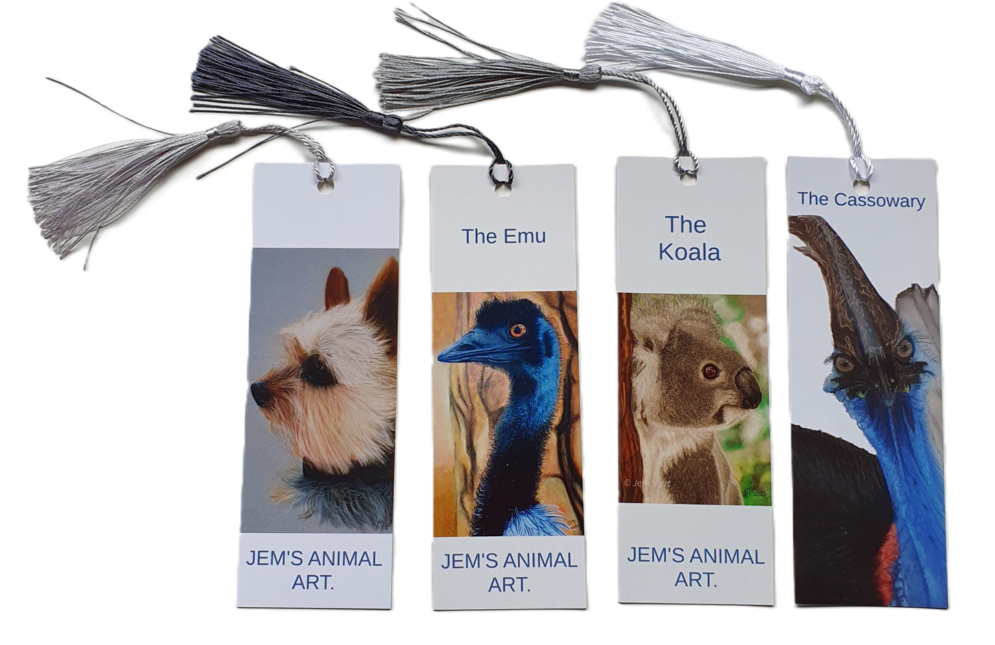 Animal Bookmarks - The Silky Terrier - Printed Australian Animals