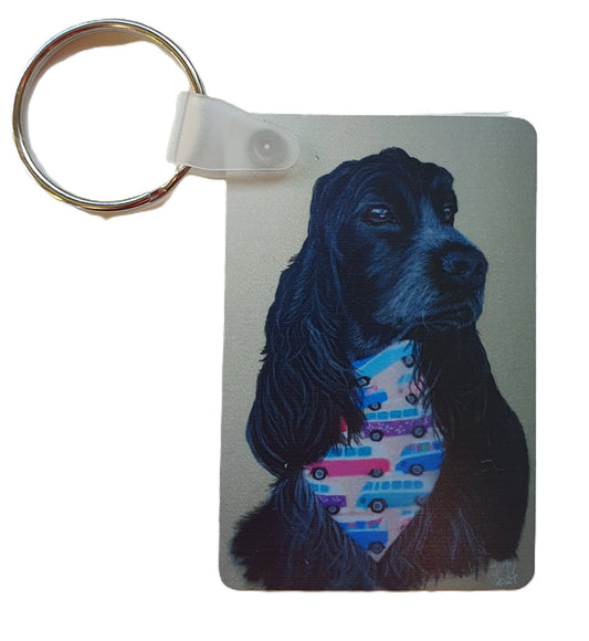 Animal Keyring- The English Cocker Spaniel - Printed