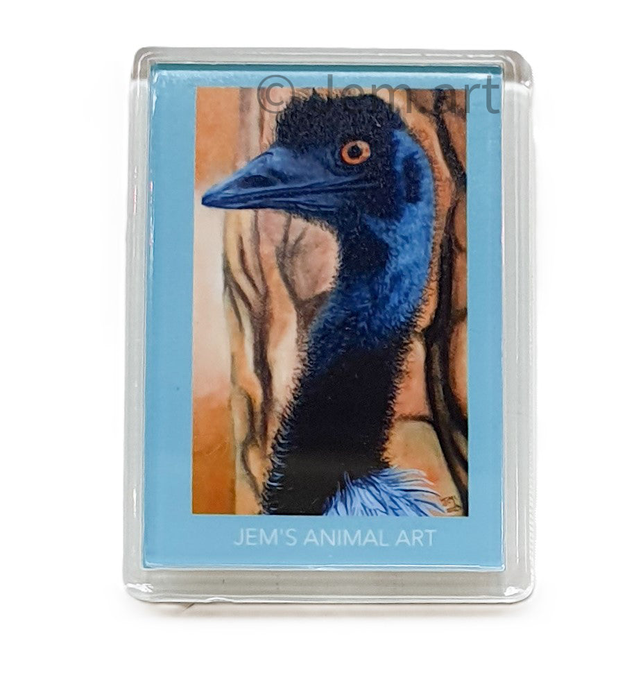 Animal Magnets - The Emu - Printed Australian Animals