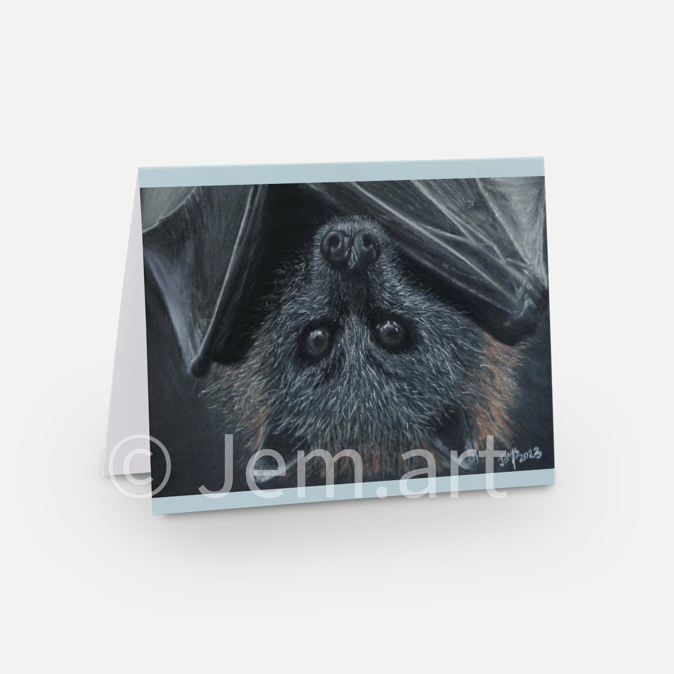 Animal Greeting Card - The Fruit Bat - Printed Australian Animals