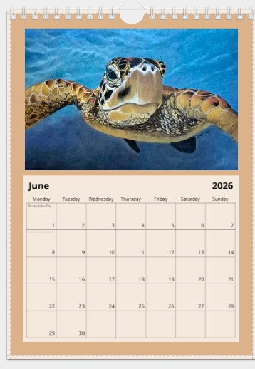 Animal Calendar - 2026 Printed Australian Animals